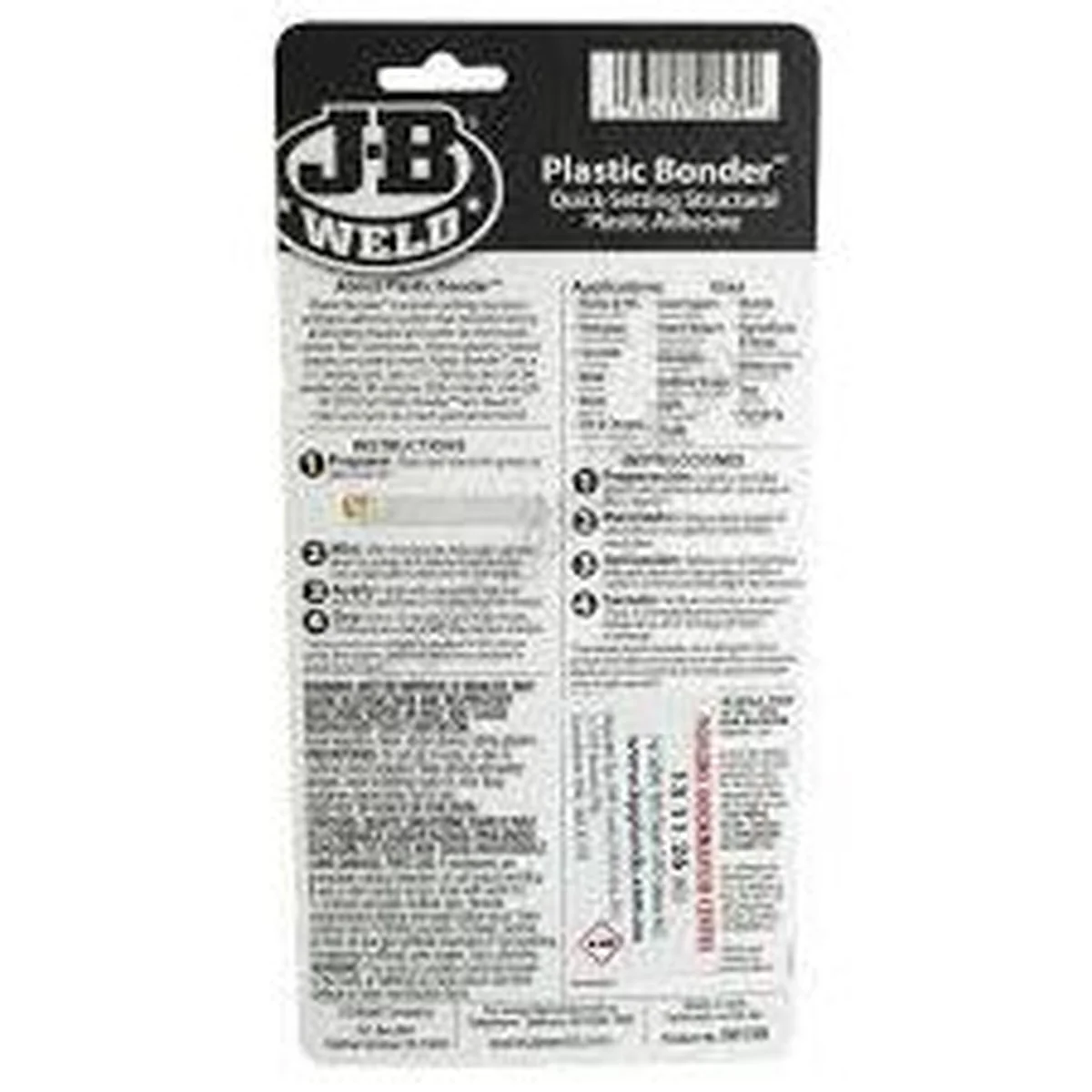 JB Weld Plastic Bonder - Syringe High Strength Body Panel Adhesive & Gap Filler - Image 3