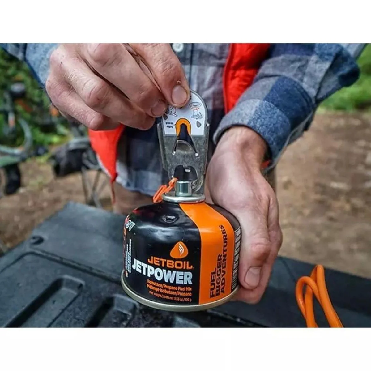 Jetboil CrunchIt Fuel Can Recycling Tool CRUNCH Steel - Image 2