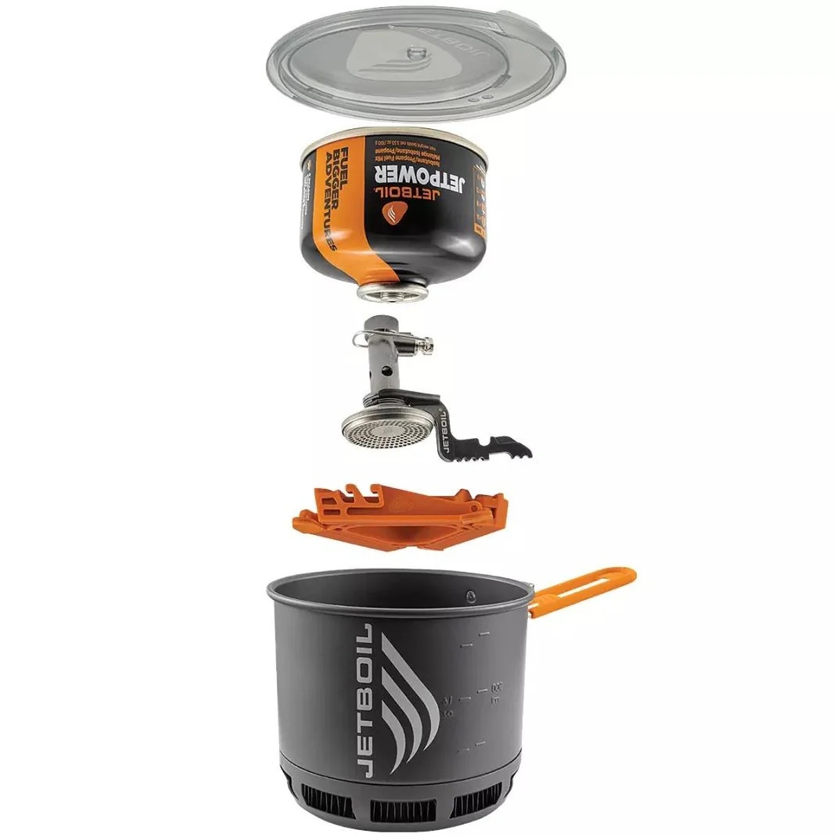 Jetboil Stash Ultralight Camping & Backpacking Stove Cooking System - Grey - Image 4