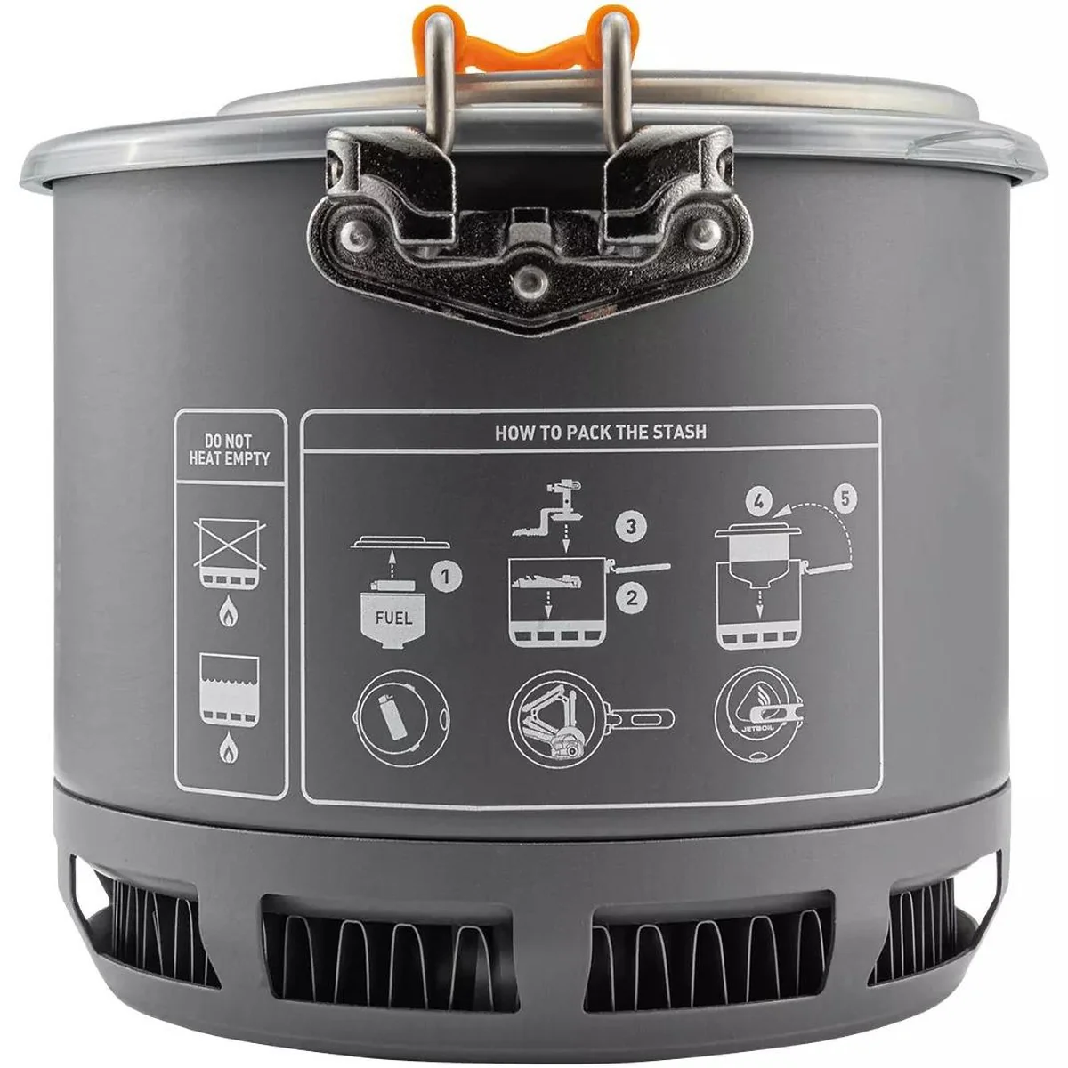 Jetboil Stash Ultralight Camping & Backpacking Stove Cooking System - Grey - Image 8