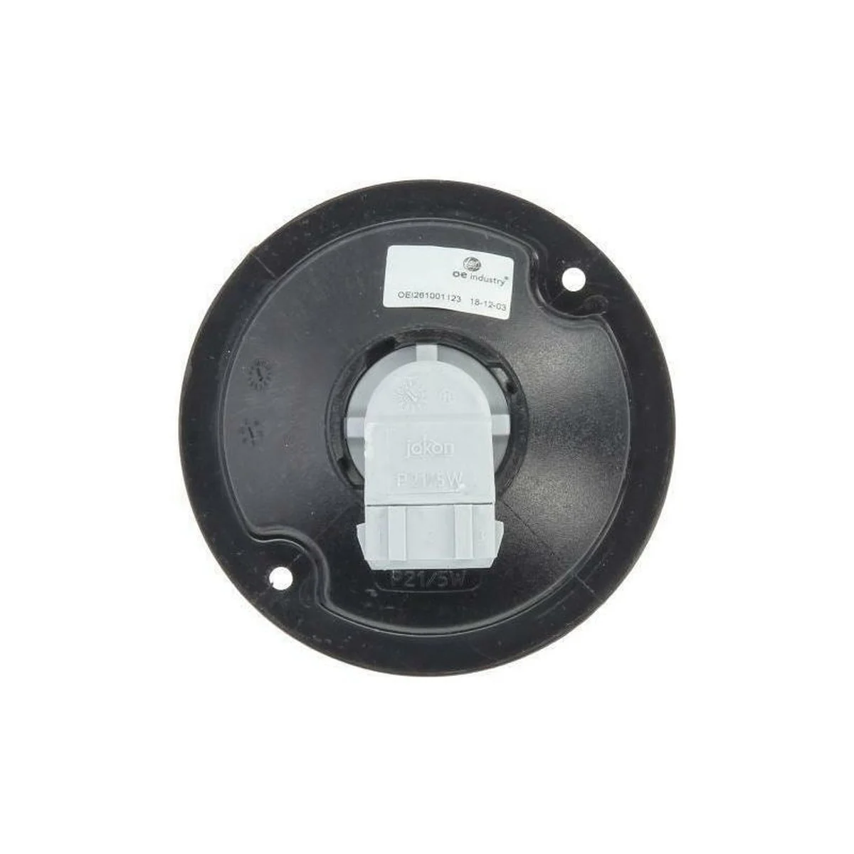 JOKON Rear Red Round Light Cluster - Stop and Tail Lamp for Caravan & Motorhome - 94.4mm Diameter - Image 2