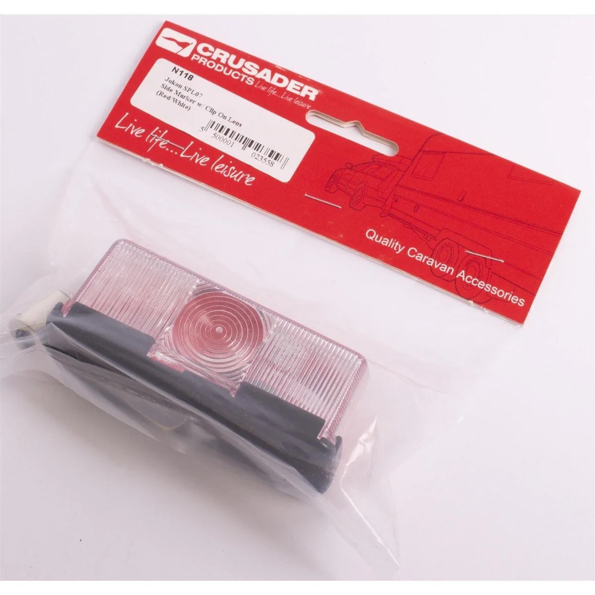 Jokon Red White Side Marker Lamp Light Bailey Pagent Ranger Senator Caravan with Bulb - Image 3