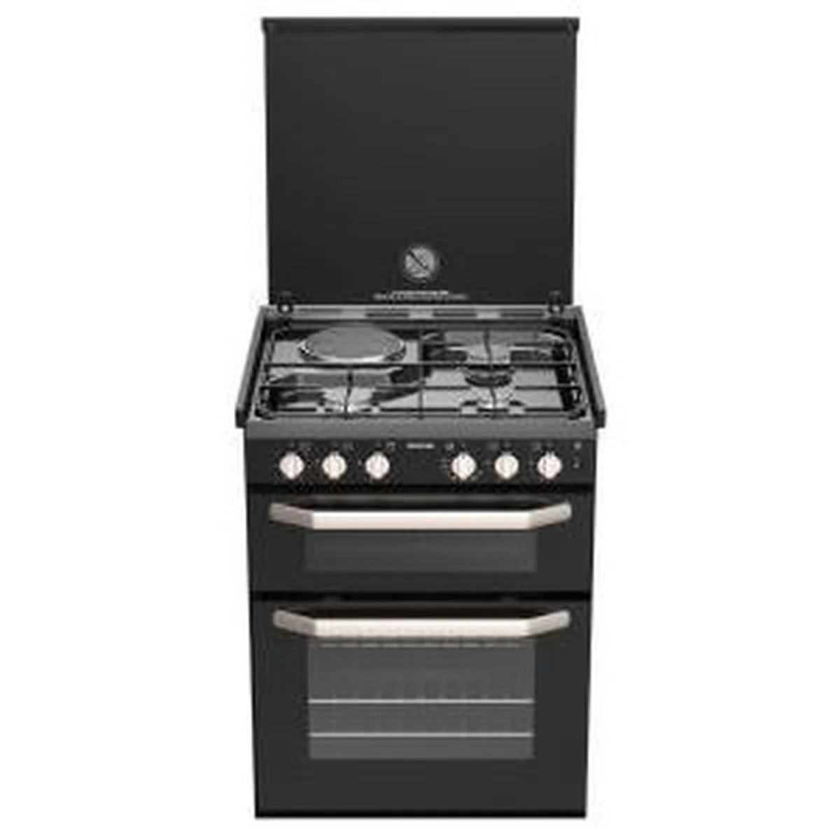 K1520 Dual Fuel Cooker Fan Assisted With Lid Shut Off SCK43199-SP