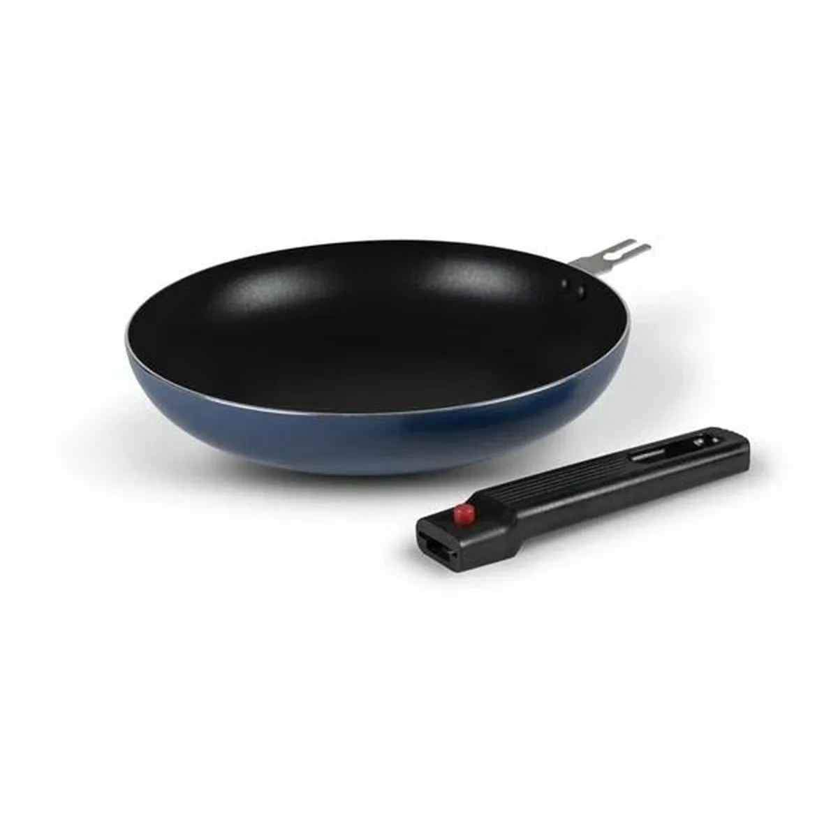 Kampa 24cm Frying Pan Round Camping Non Stick Removable Handle Midnight - Image 2