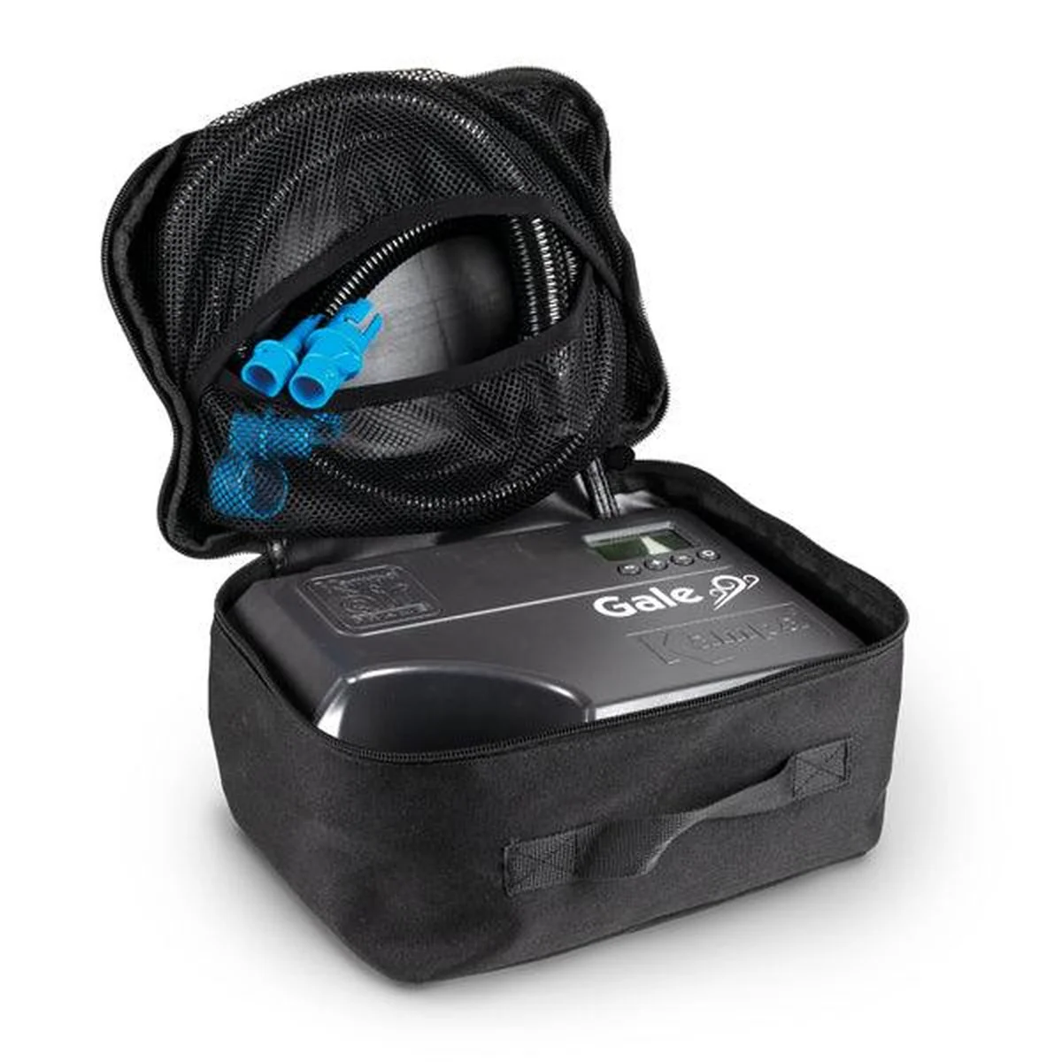 Kampa Dometic 12v Electric Gale Pump Zipped Storage Black Carry Bag - Image 2