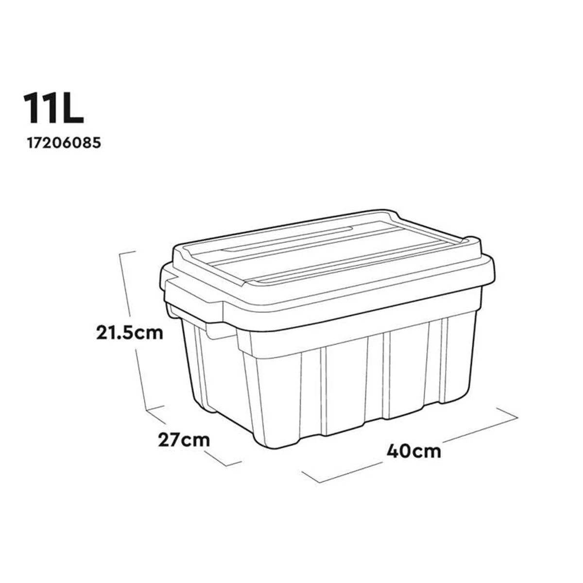 Keter Tuff Tote 11 litre - Image 2