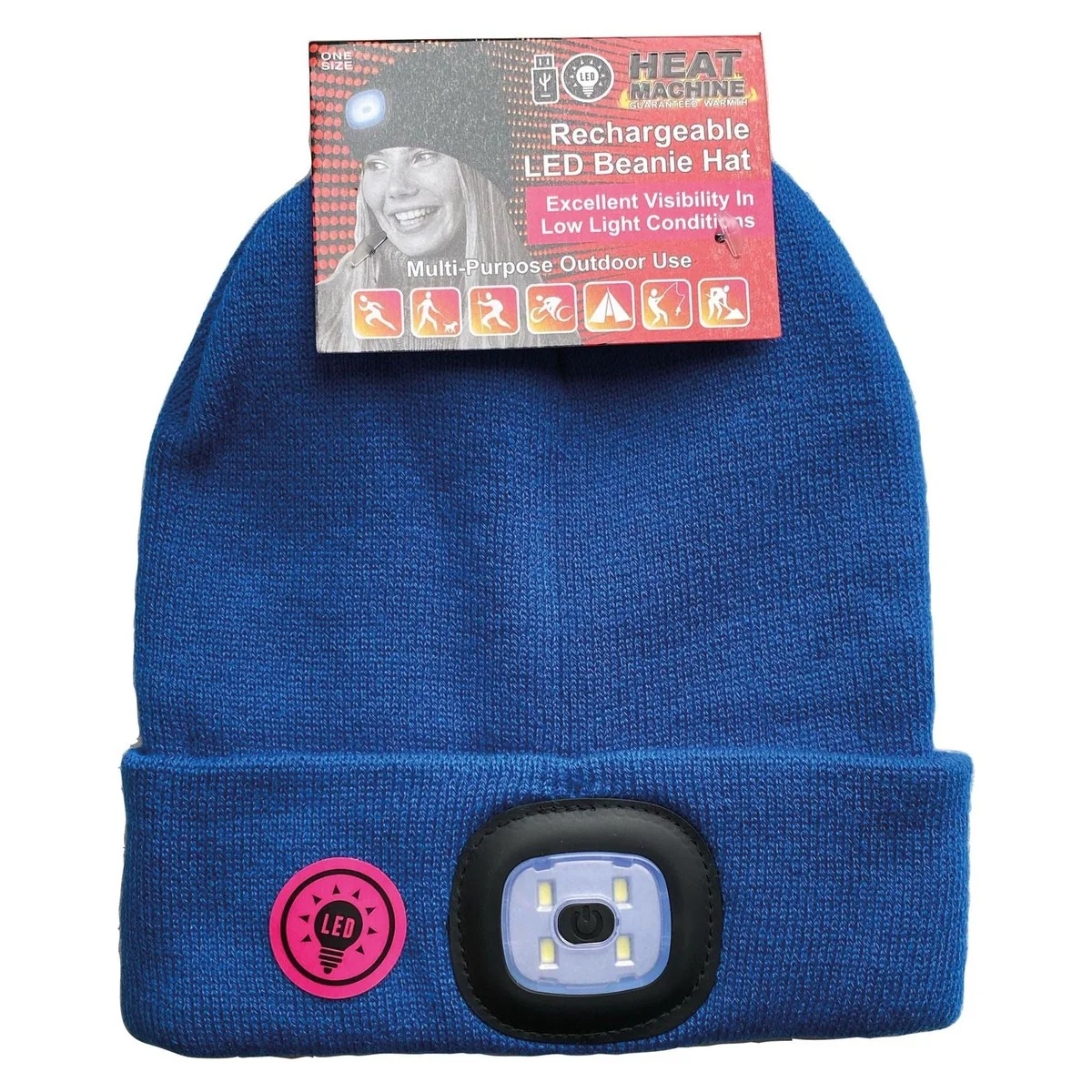 Ladies LED light Hat (assorted colours) 3360 - Image 8