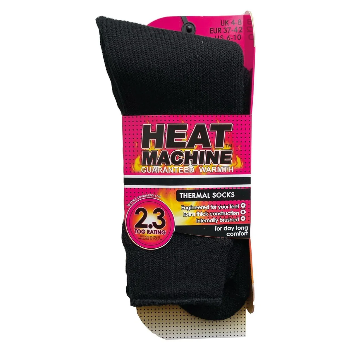 Ladies thermal insulated black socks 1291 - Image 4