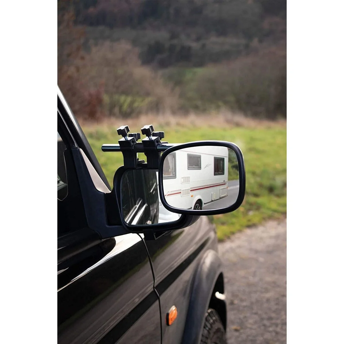 Maypole Pair of Convex Glass Caravan Towing Mirrors Universal Fit - Image 3