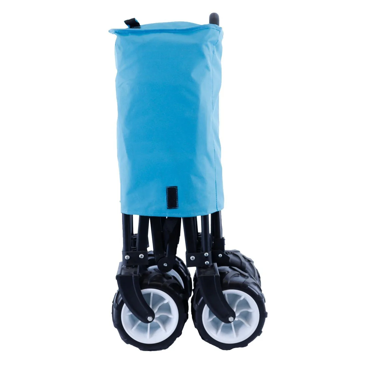 Large Wheel Folding Wagon Pull Along Cart Trolley Garden Camping Festival Beach - Image 3