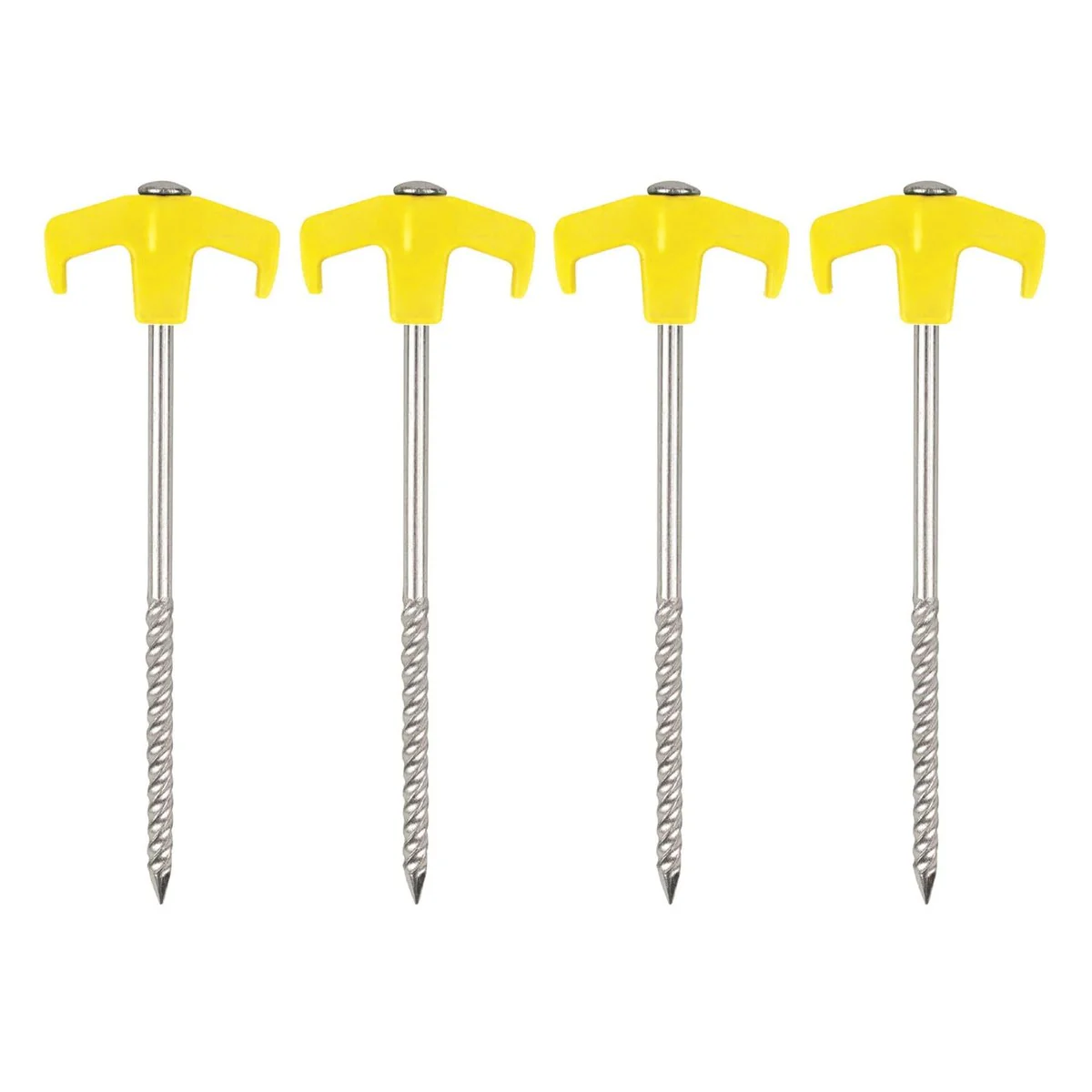 Leisurewize 20 Pcs Heavy Duty Pile Driver Tent Rock Pegs Set 7x200mm - Image 2