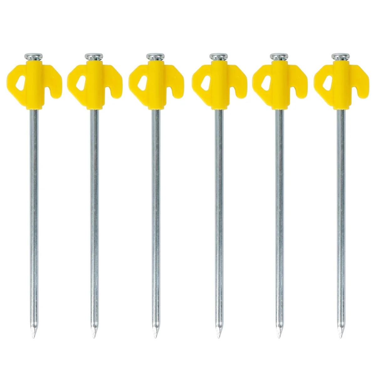 Leisurewize 21pc Ground Tent Pegs Set 6.5x205mm with Ground Hook Puller - Image 2