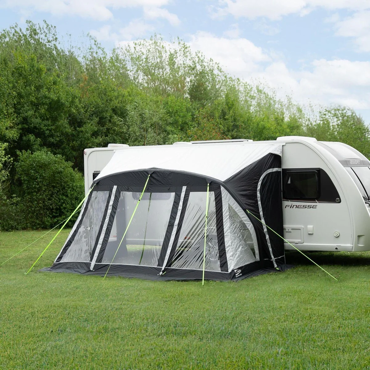 Leisurewize Baywatch 390 Air Inflatable Seasonal Pitch Air Caravan Porch Awning LWA47