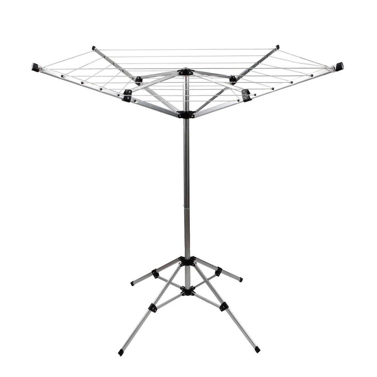 Leisurewize Caravan Camping 4 Arm Rotary Clothes Airer with Pegs - Image 3