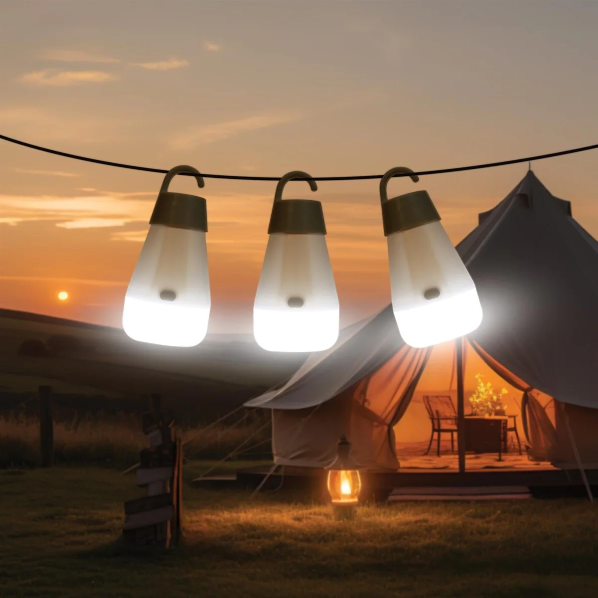Leisurewize Colour Changing LED Camping Orb Light Set - Image 5