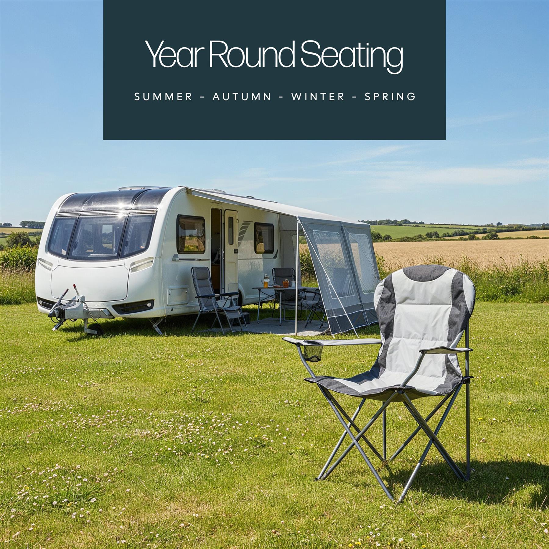 Leisurewize High Back Folding Camping Chair - Image 3