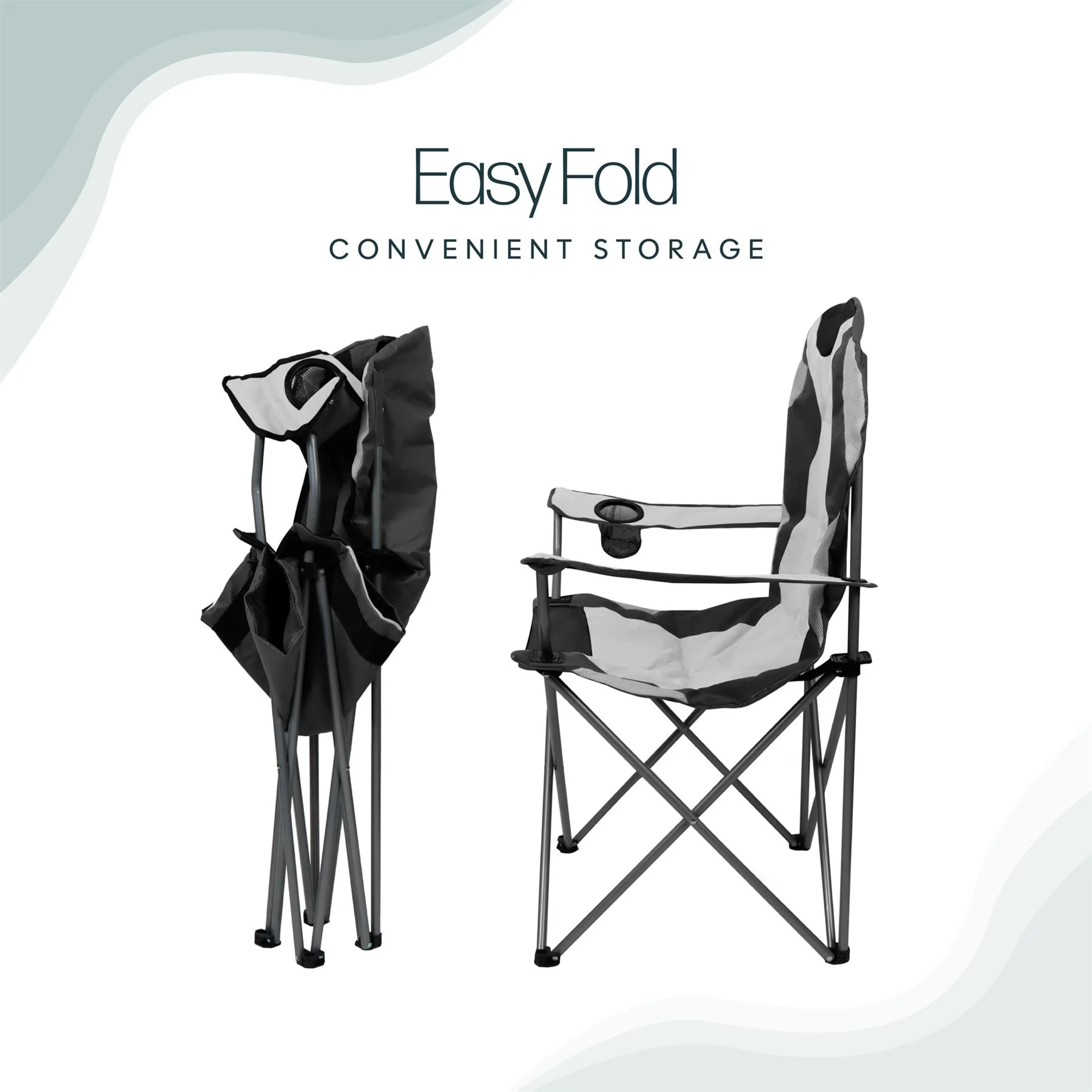 Leisurewize High Back Folding Camping Chair - Image 4