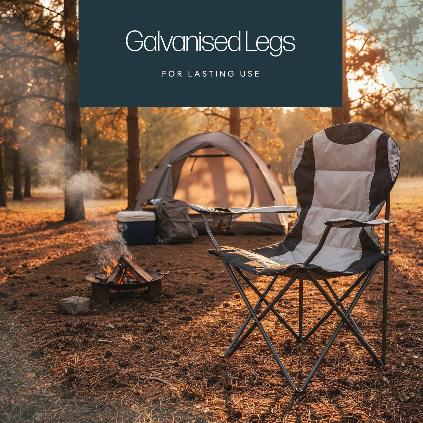 Leisurewize High Back Folding Camping Chair - Image 5