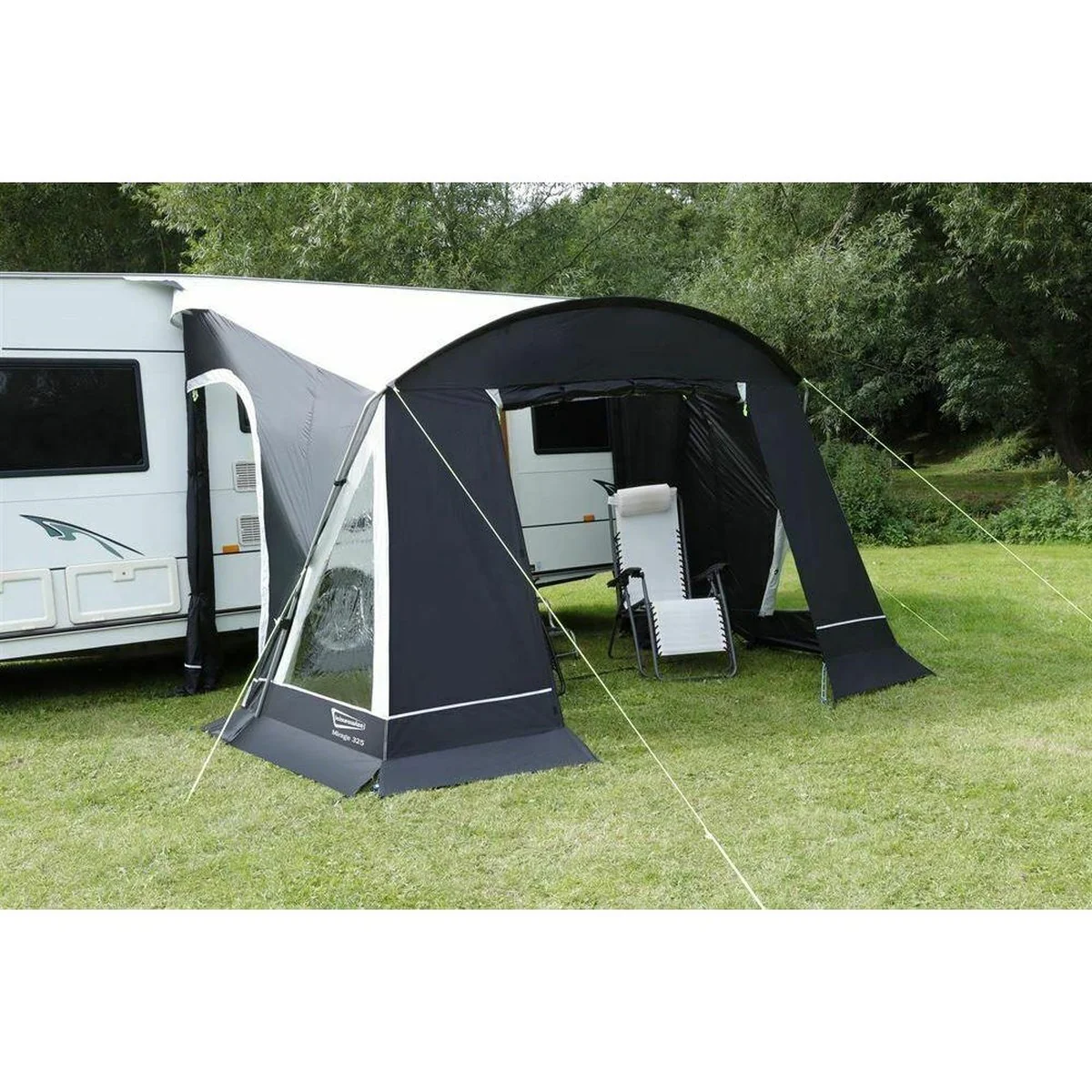 Leisurewize Mirage 325 Caravan Sun Shade Canopy Poled Porch Awning LWA31