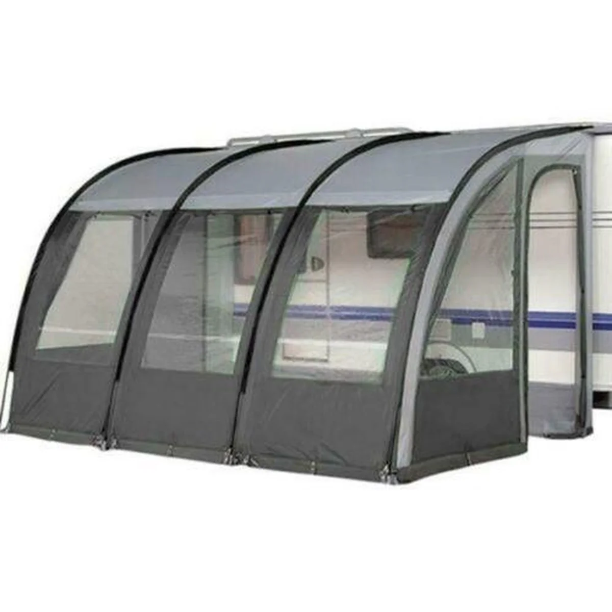 Leisurewize Ontario Ultimate Caravan Poled Porch Awning 390cm Charcoal 2022 - Image 2