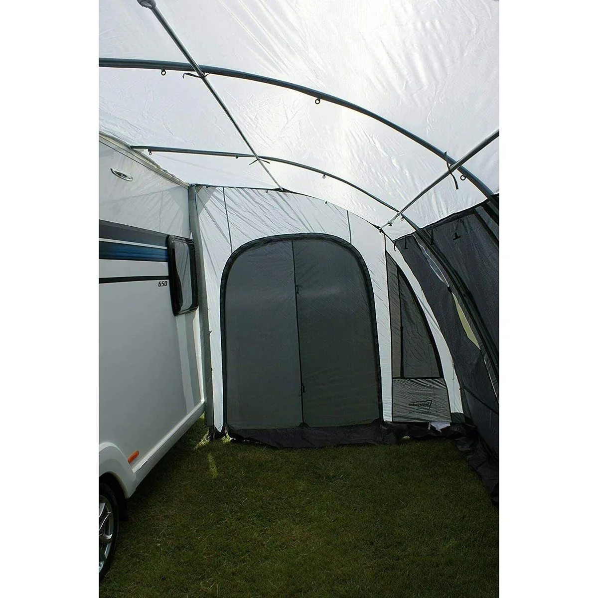 Leisurewize Ontario Ultimate Caravan Poled Porch Awning 390cm Charcoal 2022 - Image 3