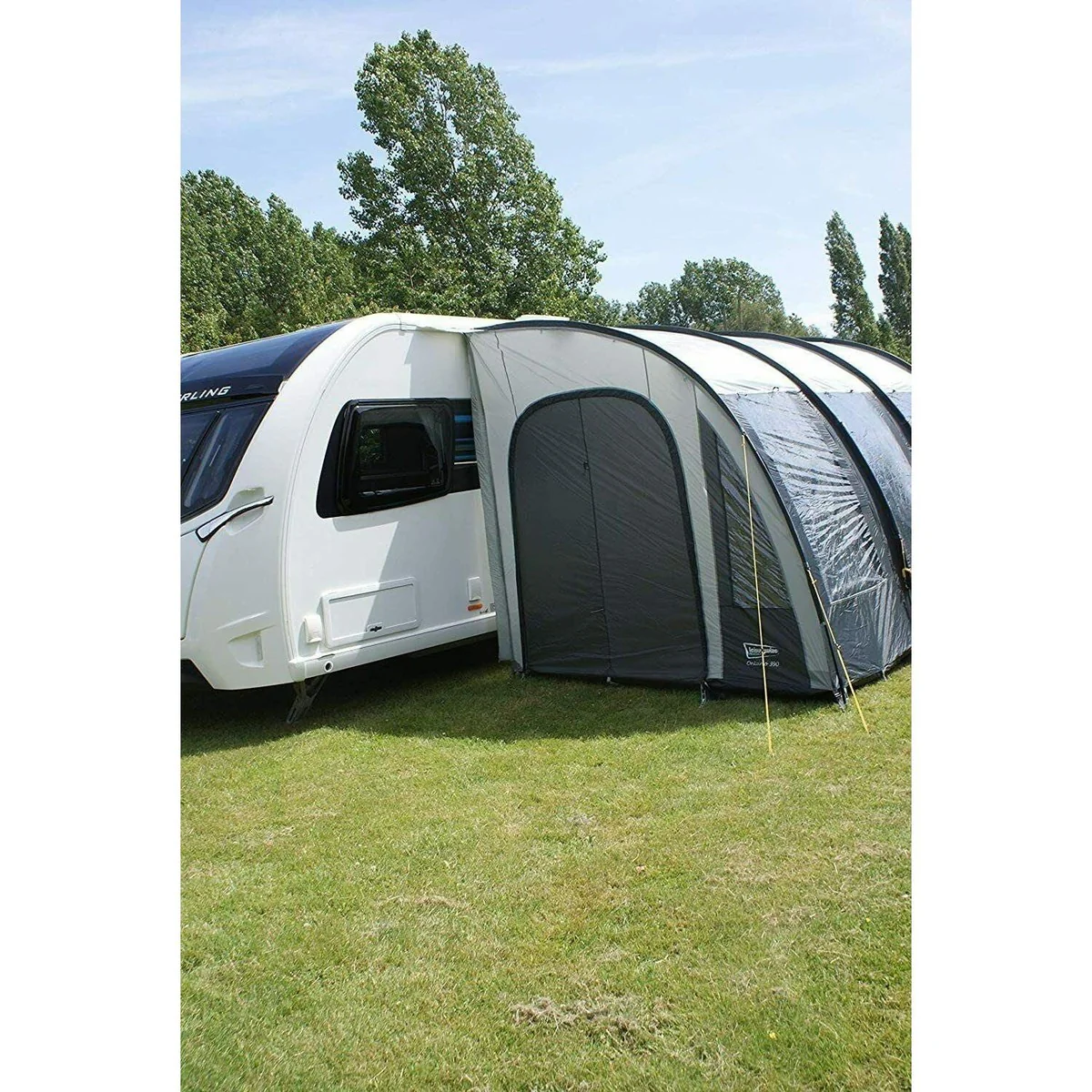 Leisurewize Ontario Ultimate Caravan Poled Porch Awning 390cm Charcoal 2022 - Image 7