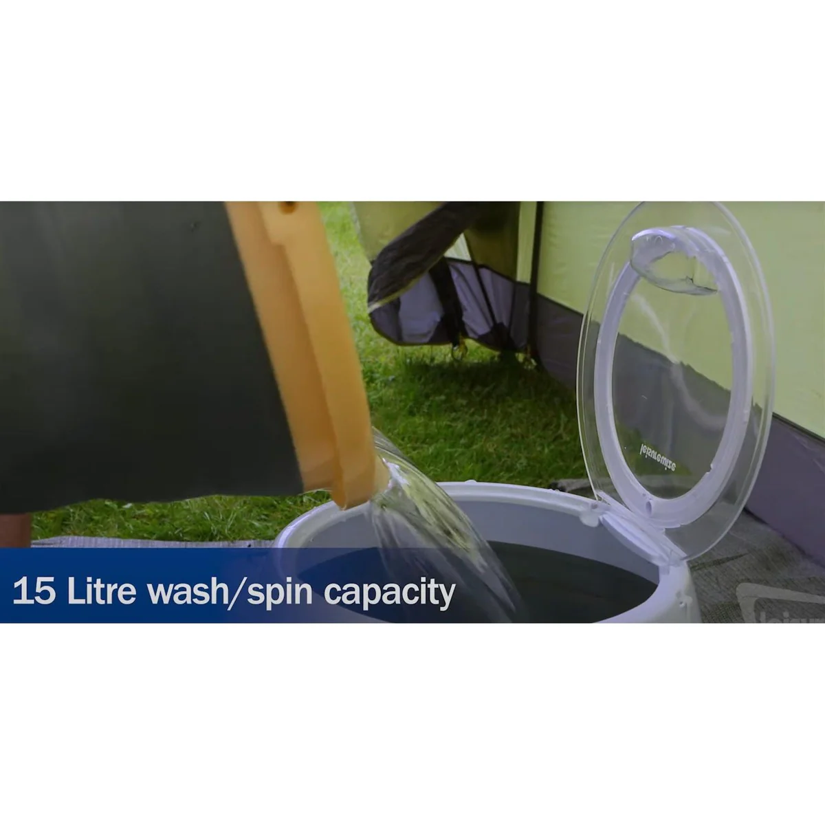 Leisurewize Portable Collapsible Washing Machine 230v Mains Camping Caravan Motorhome - Image 5