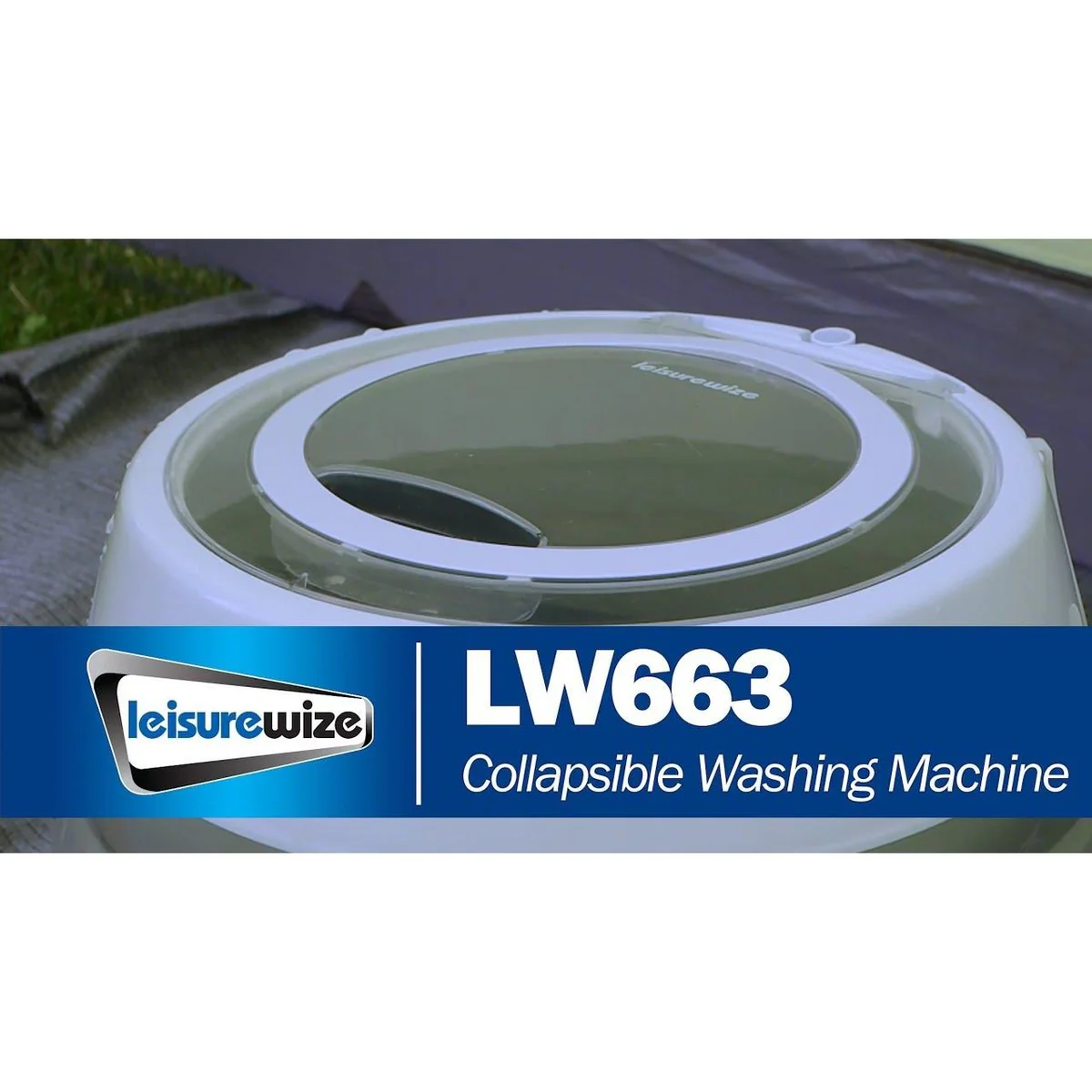 Leisurewize Portable Collapsible Washing Machine 230v Mains Camping Caravan Motorhome - Image 6