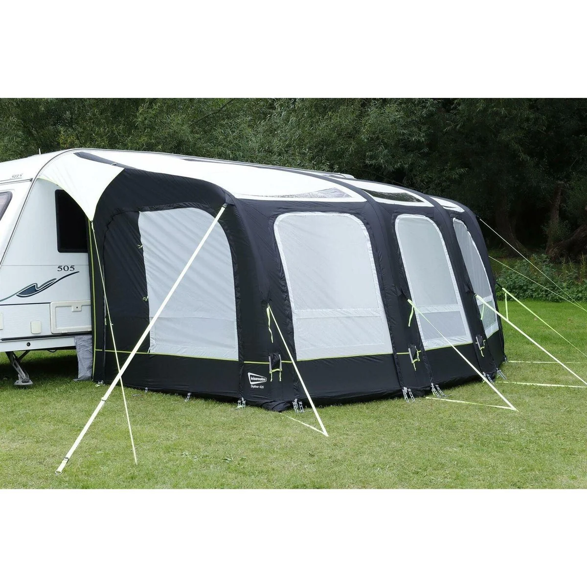 Leisurewize Skyliner 420 Caravan Single Inflation Point Air Porch Awning LWA32 - Image 3