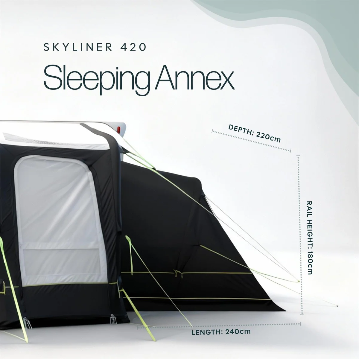 Leisurewize Skyliner 420 Inflatable Caravan Sleeping Annex - Image 2