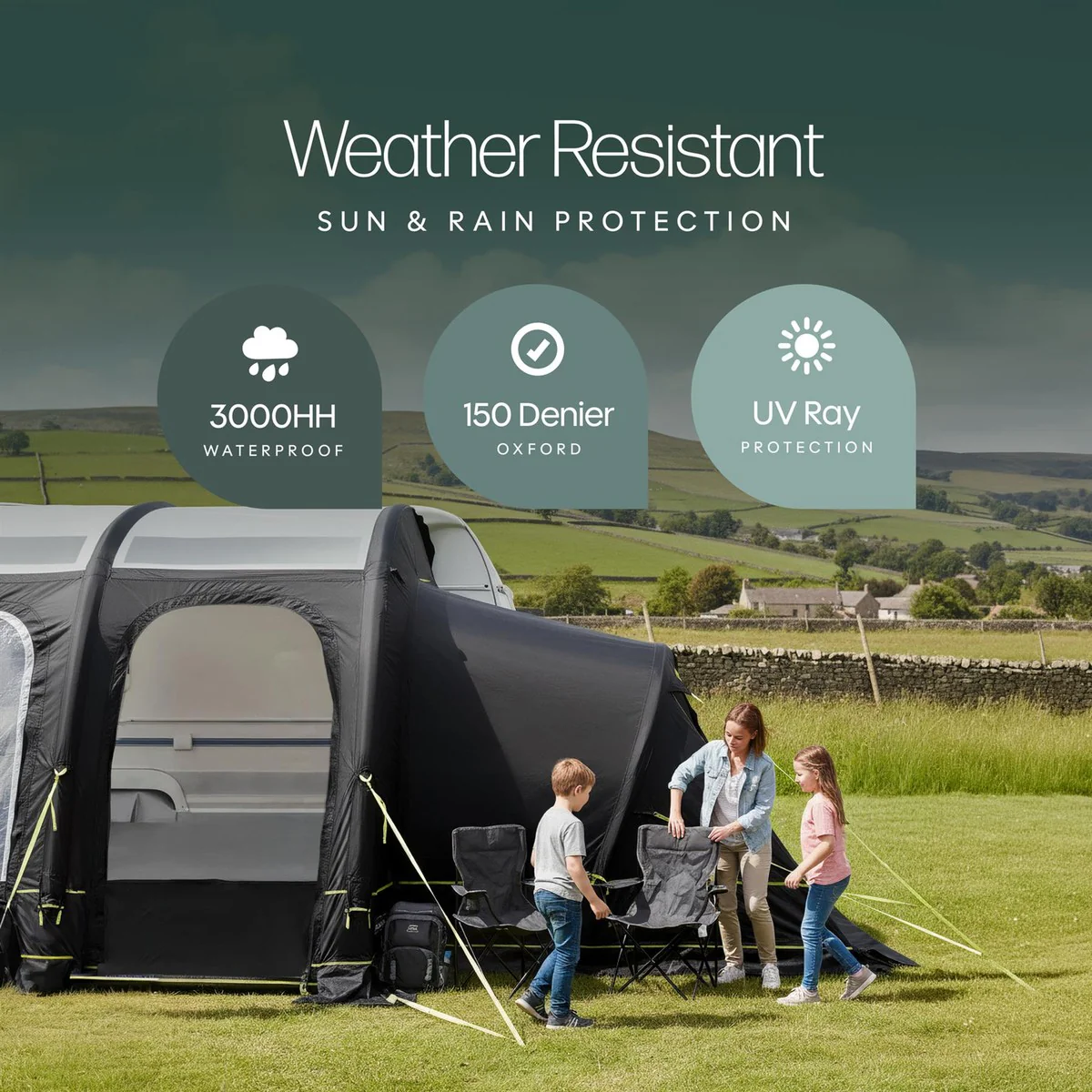 Leisurewize Skyliner 420 Inflatable Caravan Sleeping Annex - Image 3