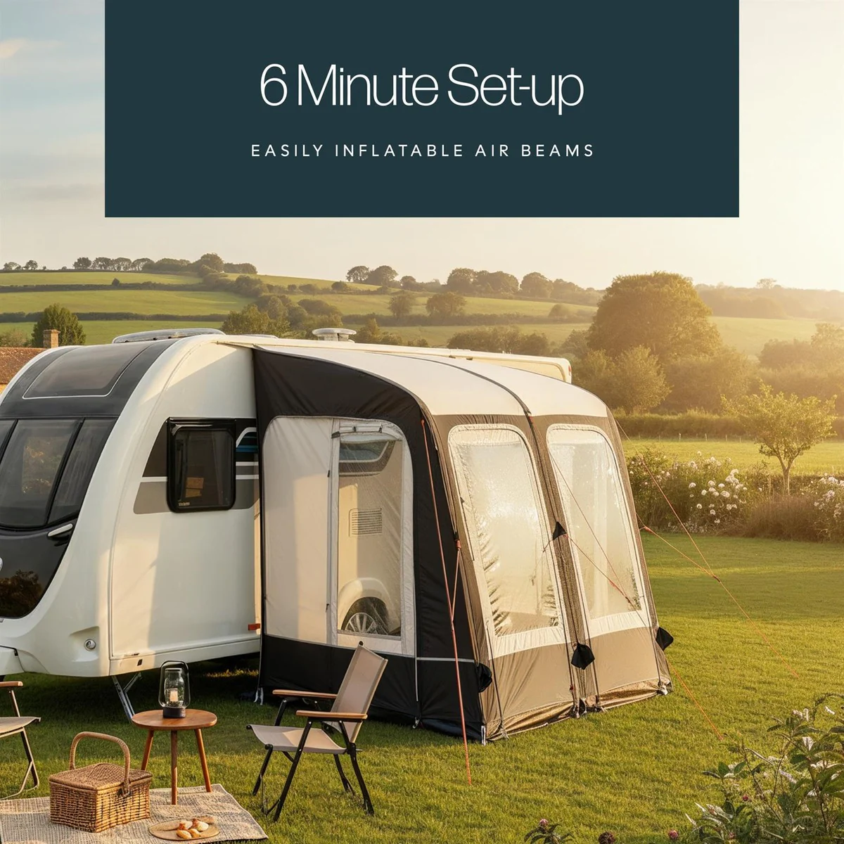 Leisurewize Traveller 260 Air Caravan Porch Awning - Image 4