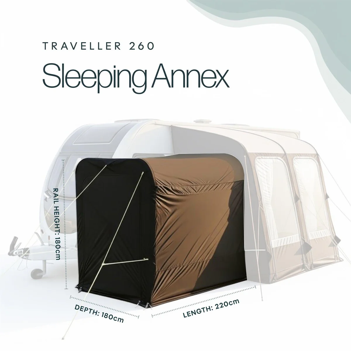 Leisurewize Traveller 260 Caravan Sleeping Annex - Image 3