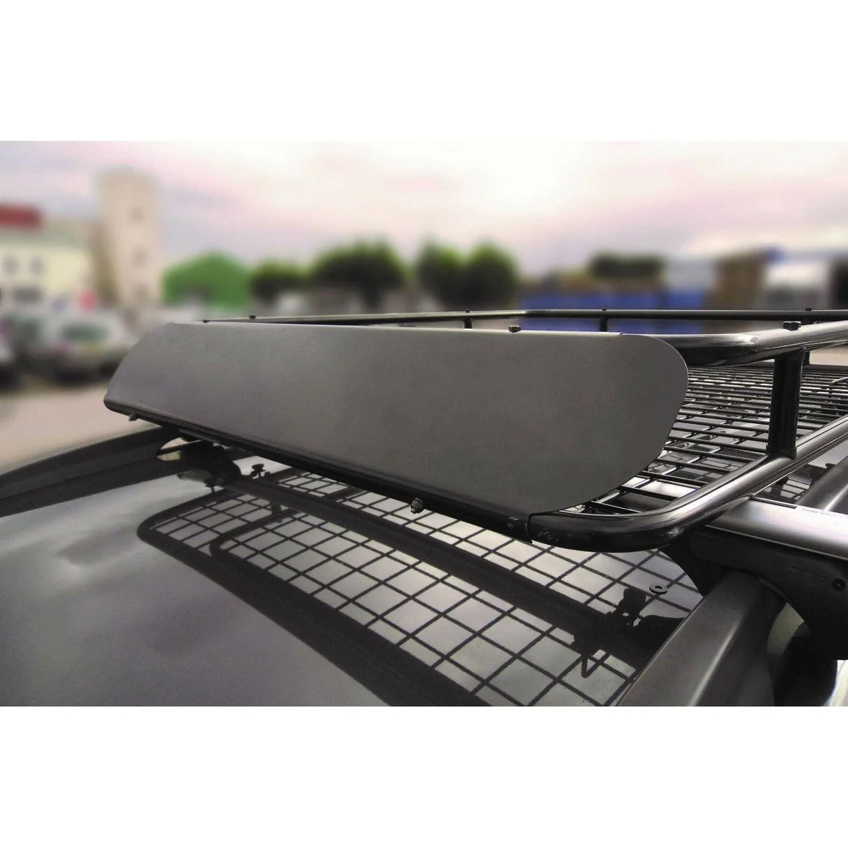 Leisurewize Universal Heavy Duty Steel Aerodynamic Roof Rack Bar Tray Carrier - Image 3