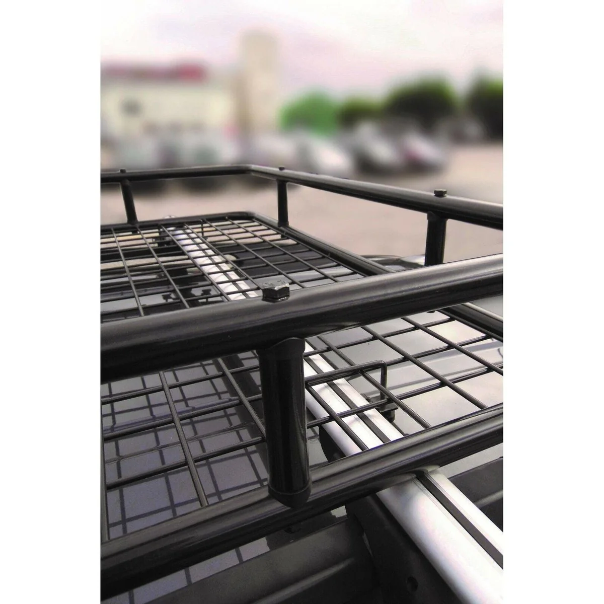 Leisurewize Universal Heavy Duty Steel Aerodynamic Roof Rack Bar Tray Carrier - Image 5