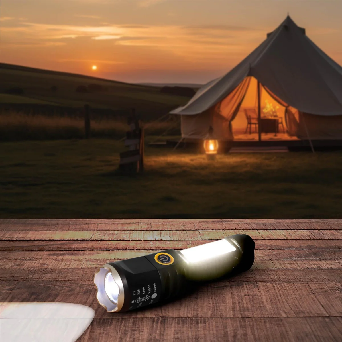 Lesiurewize Rechargeable Adjustable Beam LED Torch - Image 6