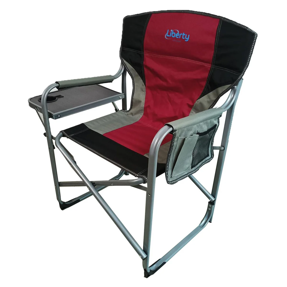 Liberty Magenta Directors Chair with Side Table Camping Caravan - Image 4