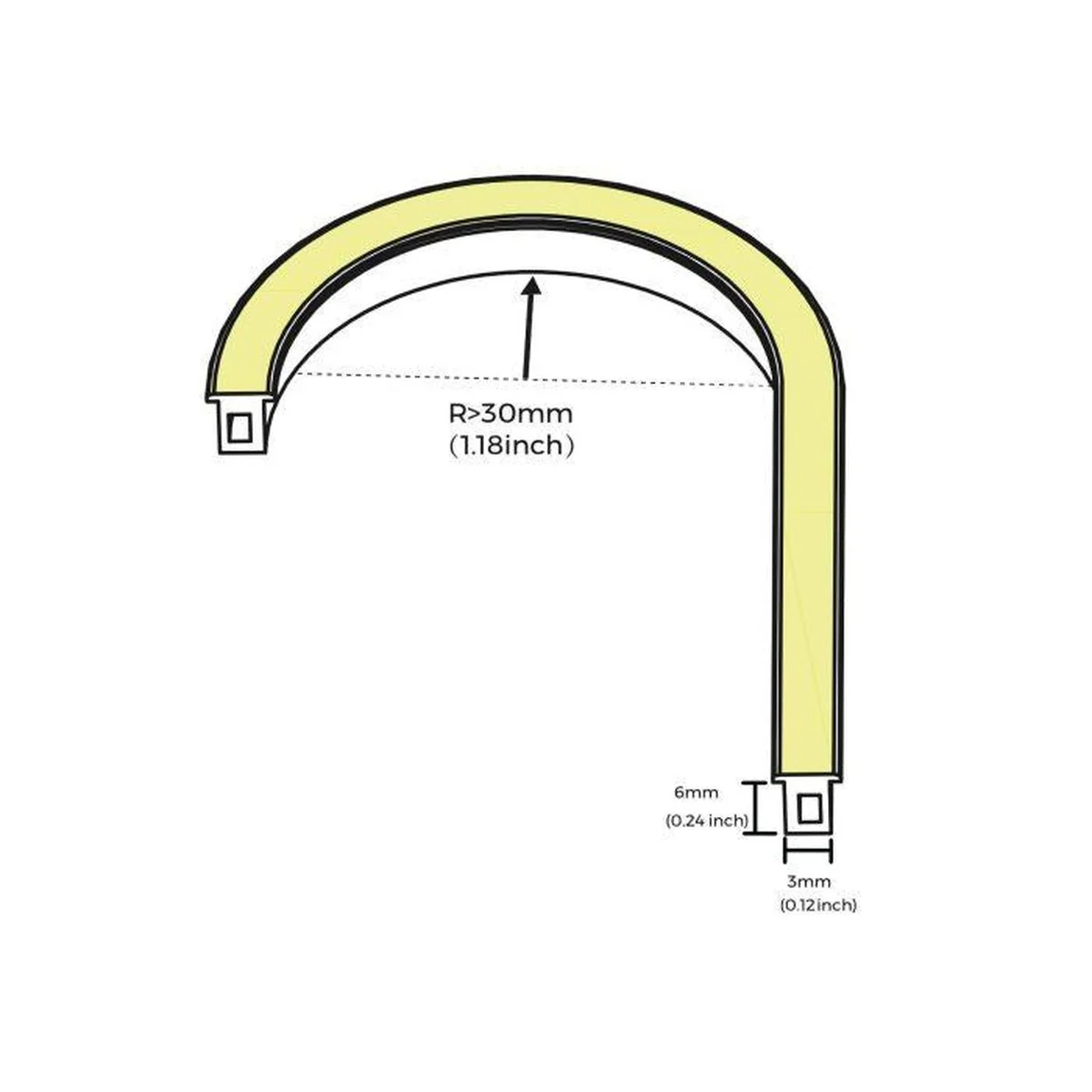 Light Guide T-Line 4X8Mm - 3000K - Image 2