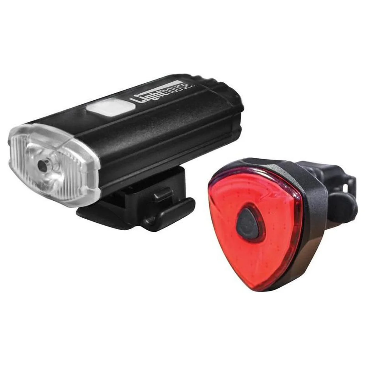 Lighthouse Elite Rechargeable LED Bike Light Set