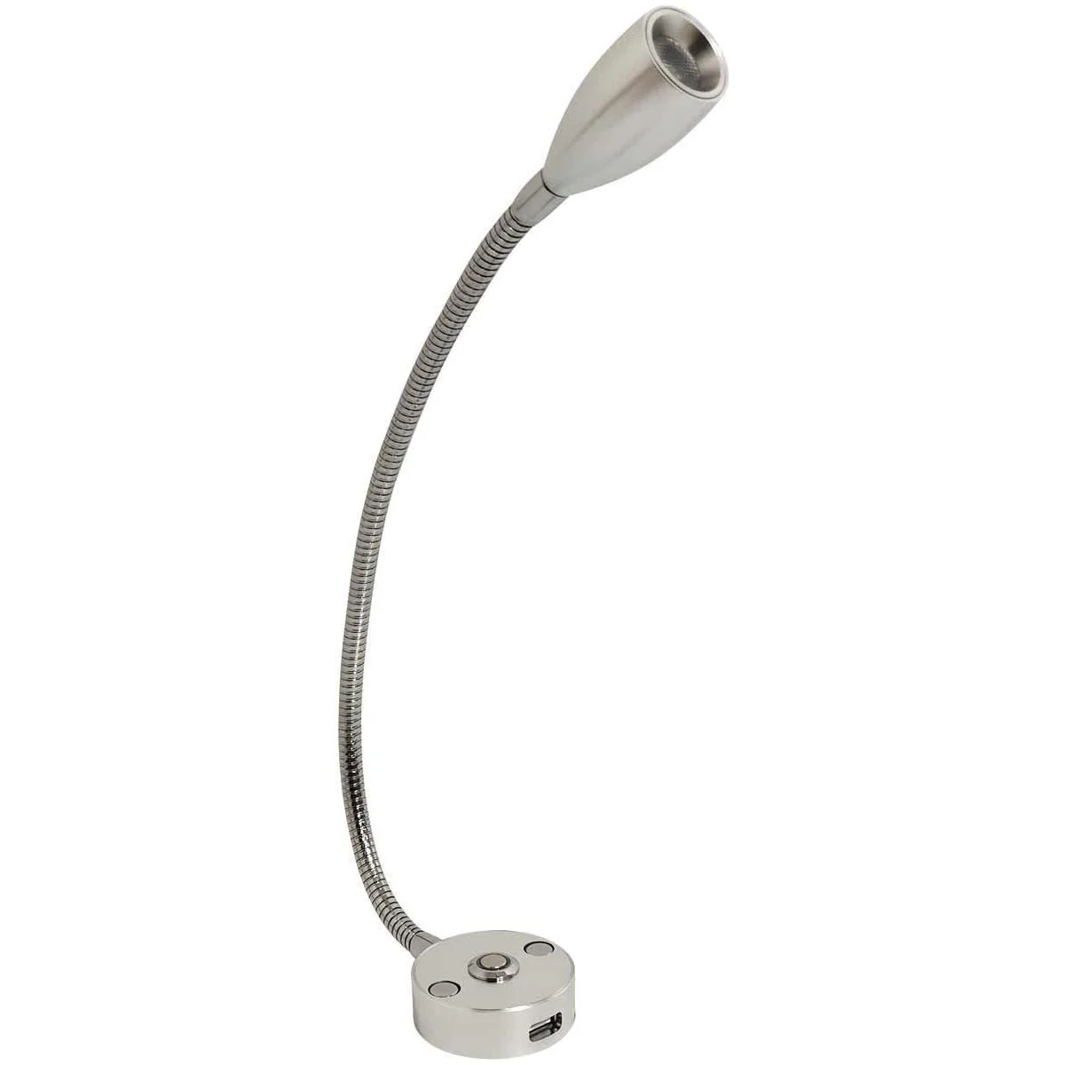 Long Neck Aluminium LED Reading Light (Cool White / Touch Dimmable)