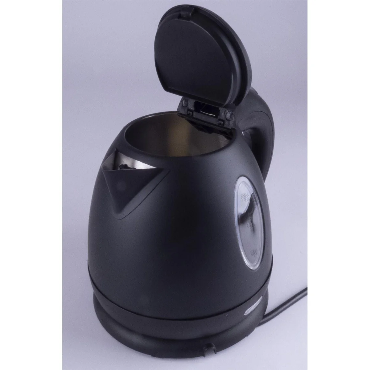 Matte Black Low Power 1.2L 750W Cordless Kettle - Image 3