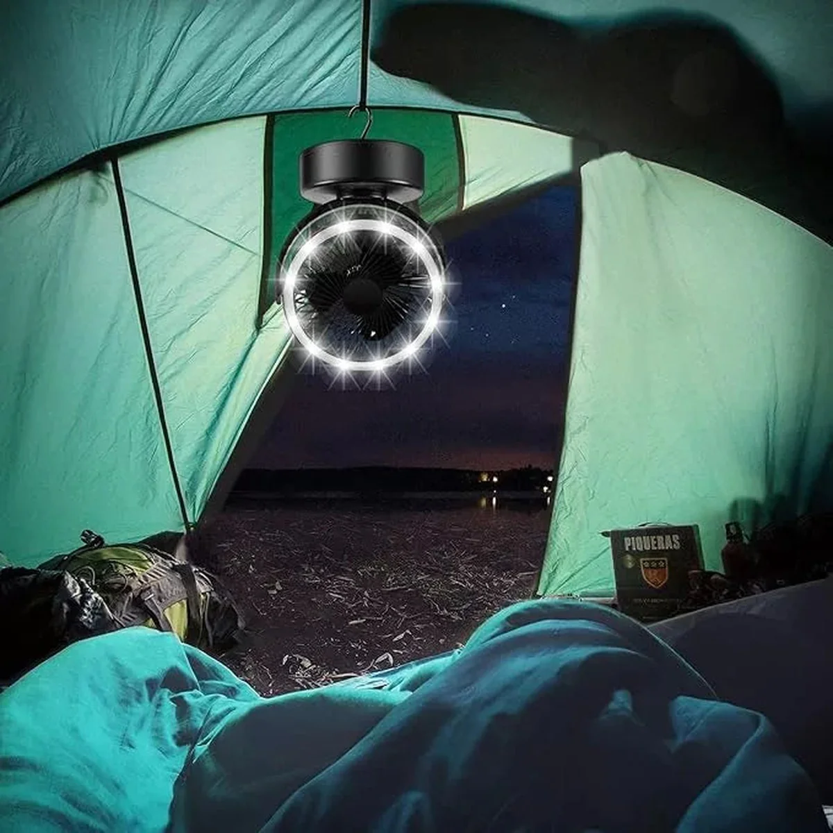 Camptech Luna 2 In 1 LED Light & Fan - Image 5