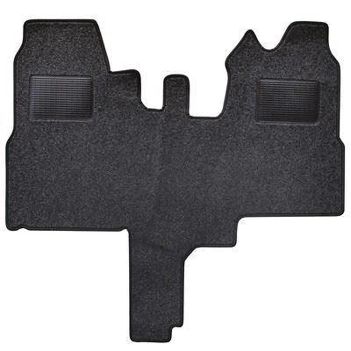 Luxury Bound Edged Cab Mat With Heel Pads For Ford Transit 2007 Onwards Rhd Uk NL005
