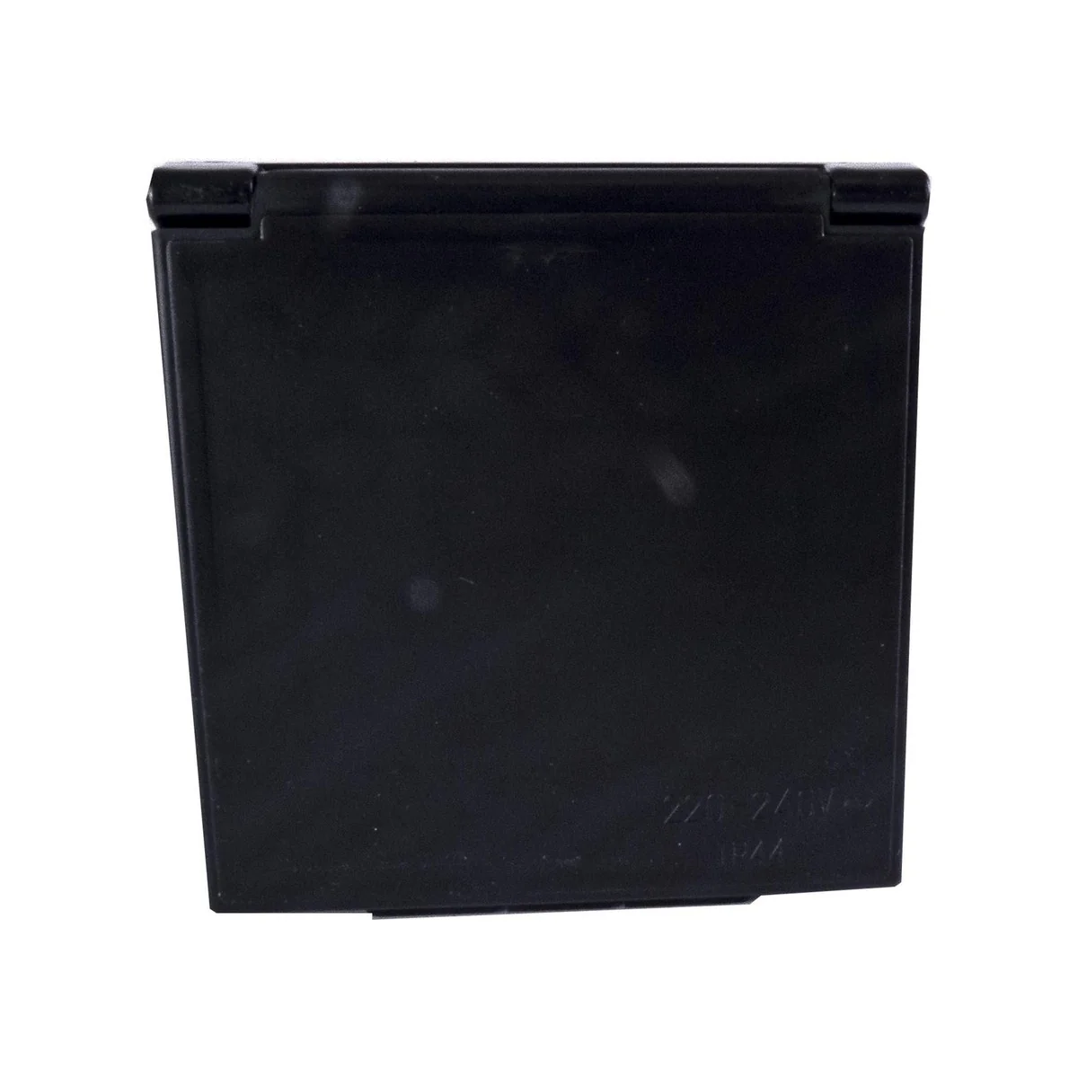 Mains 230V 16A Flush Hook Up Socket Caravan Motorhome Camper Van RV Black - Image 2