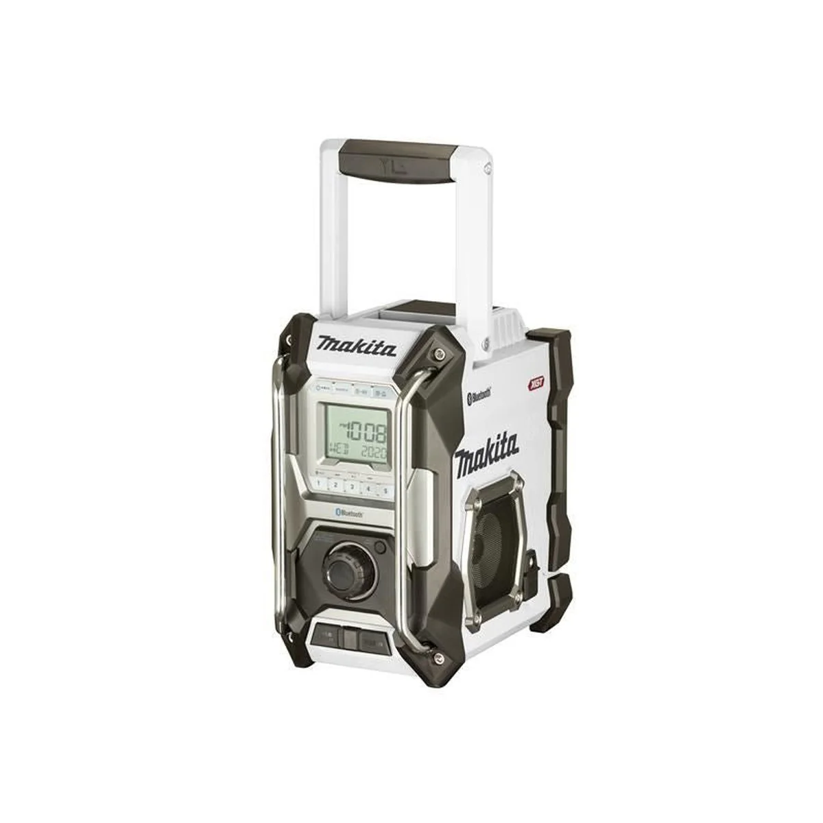 Makita MR002GZ01 Bluetooth Job Site Radio White 240V & Li-ion Bare Unit