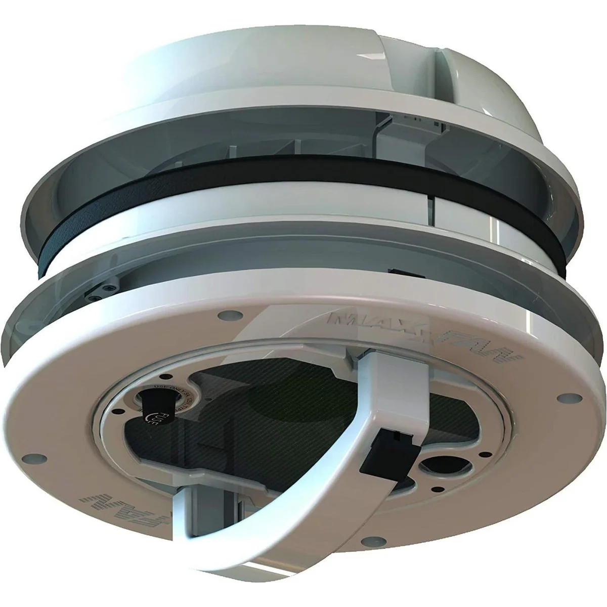 Maxxair Maxxfan Dome Vent 12V Fan White Campervan Motorhome Bathroom Roof/Wall - Image 2