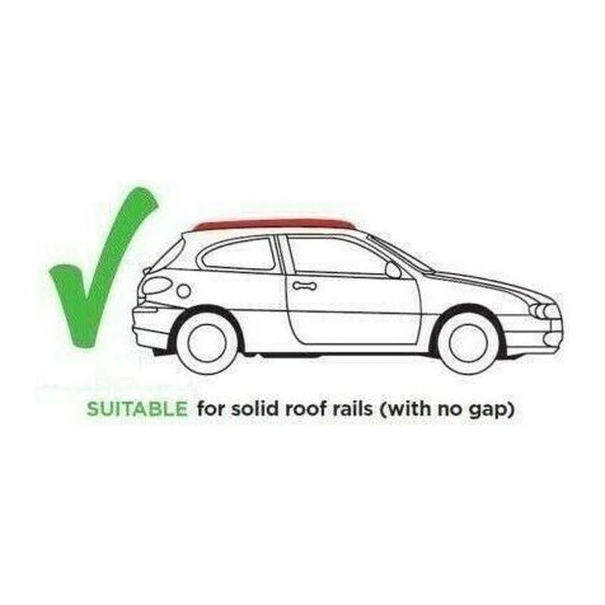 Maypole 1.2m Car Roof Bars for Profile Flush Rails - Image 9