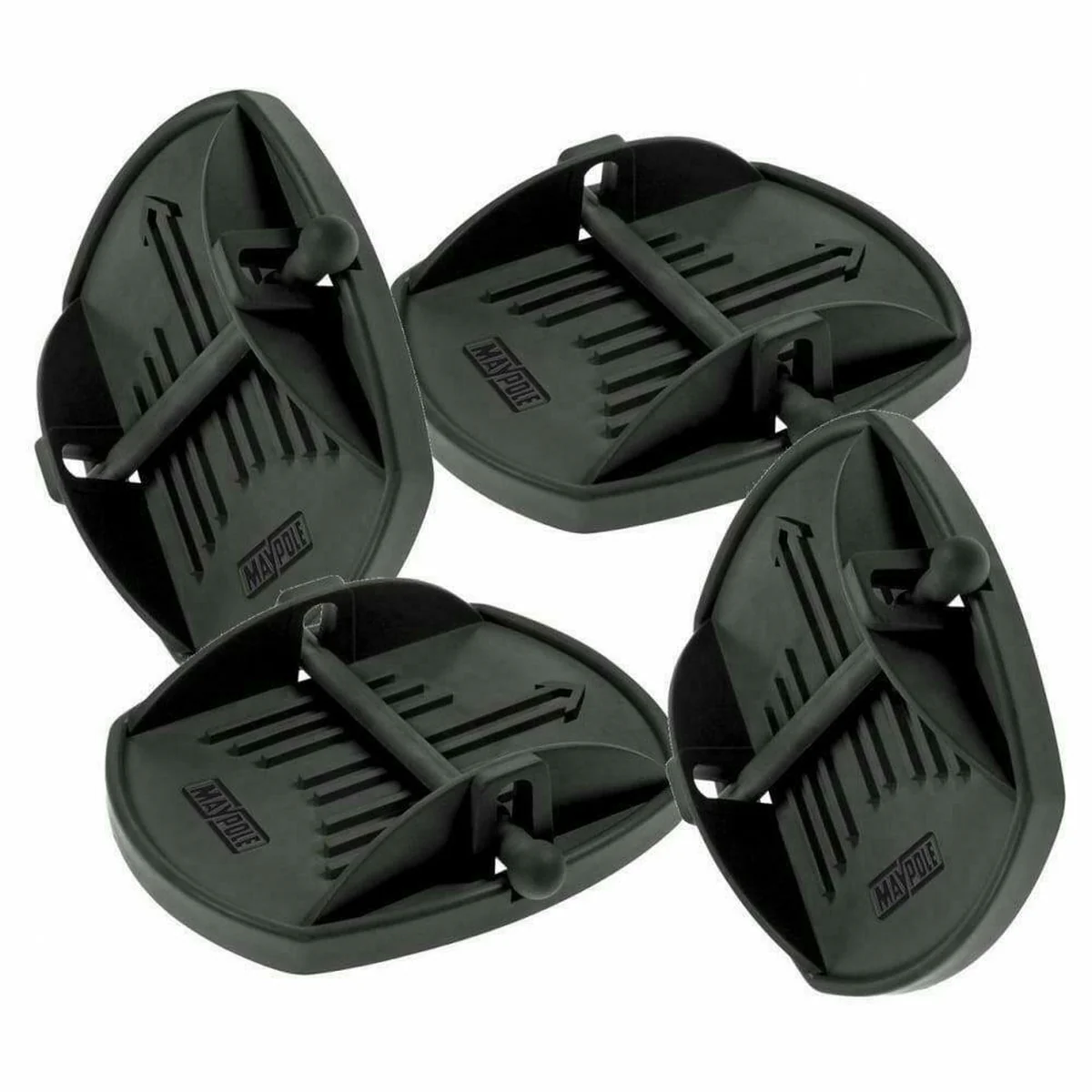 Maypole 4 x Universal Caravan Jack Pads Set Wheel Foot Leg Support Stop Leveller - Image 3