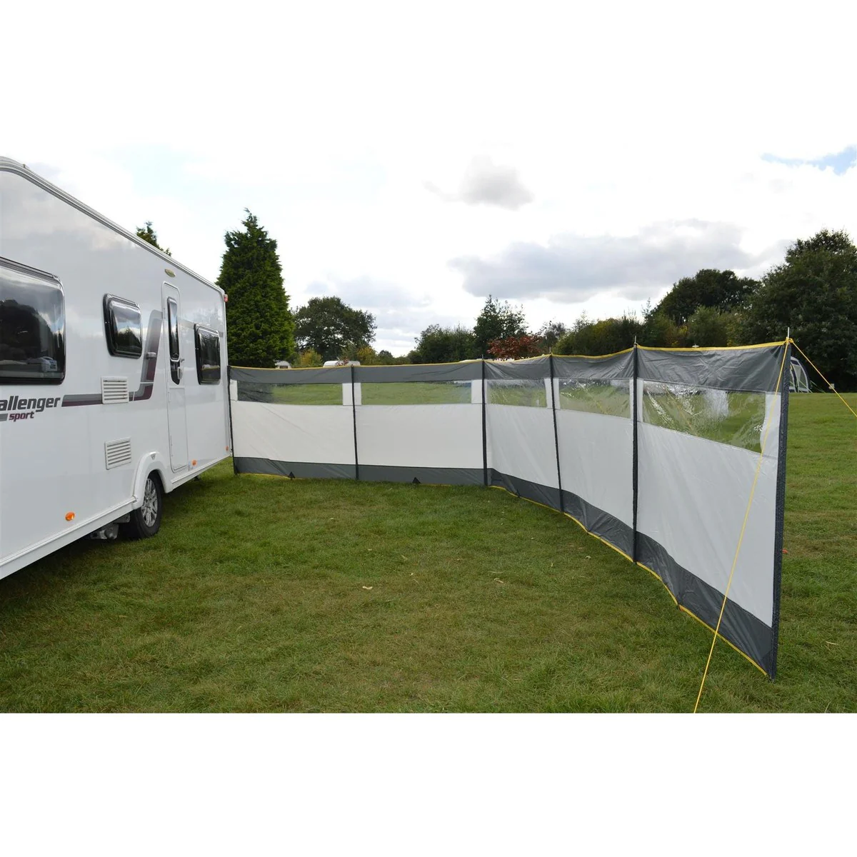 Maypole 5 Panel Steel Poled PVC Windbreak 800cm - Image 8