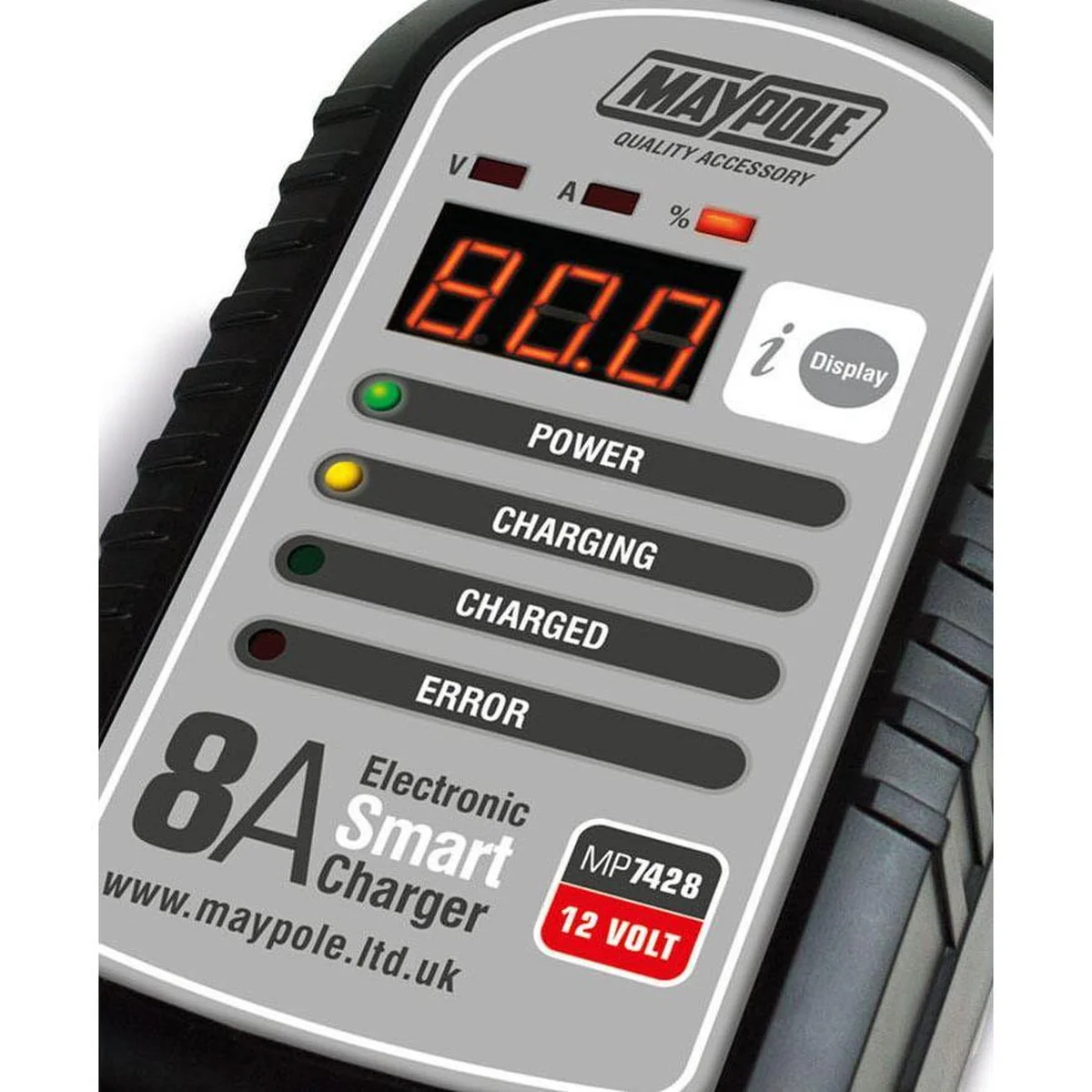 Maypole 7428 8A 12V Car Bike Caravan Van Electronic Smart Battery Charger - Image 5